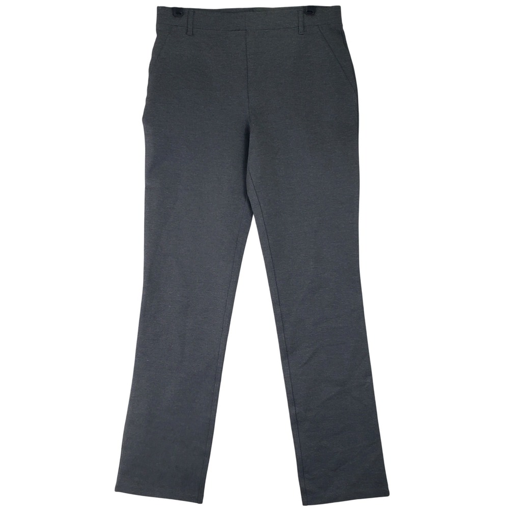 Quince Ultra Stretch Ponte Pants Women S Gray Straight Leg Office Minimalist
